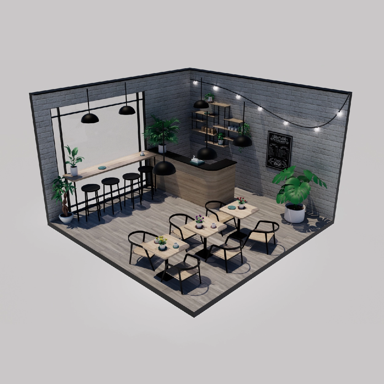 isometric room